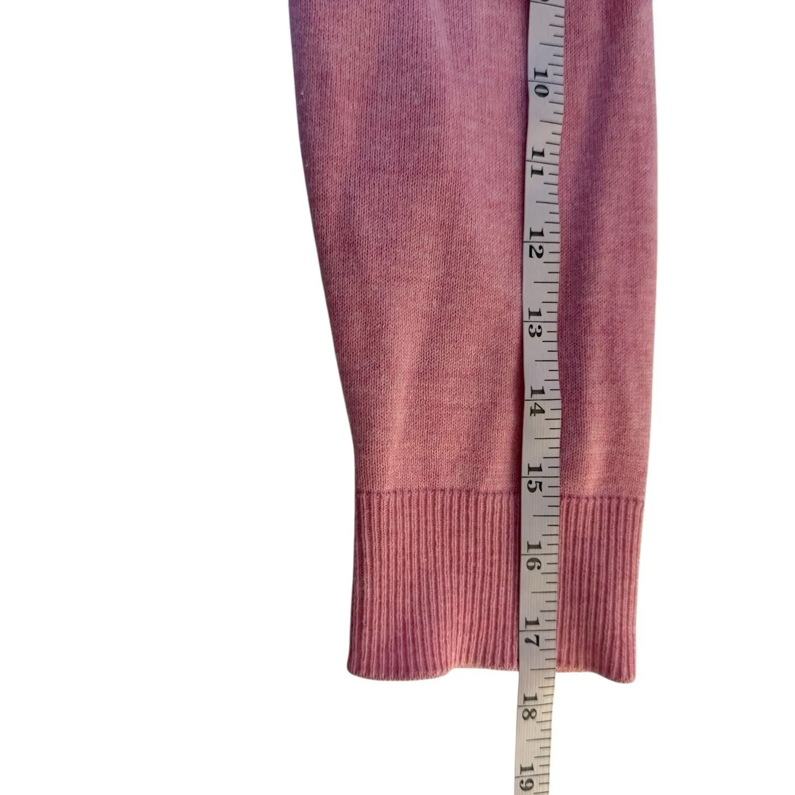 Talbots Cardigan Sweater Small Pink Academia Preppy Argyle Twee Classic Pastel - Image 8