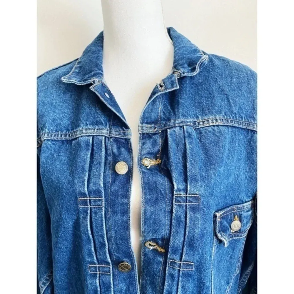 True West Outfitters • Vintage Wahoo Jean Jacket Blue Size M - Image 2