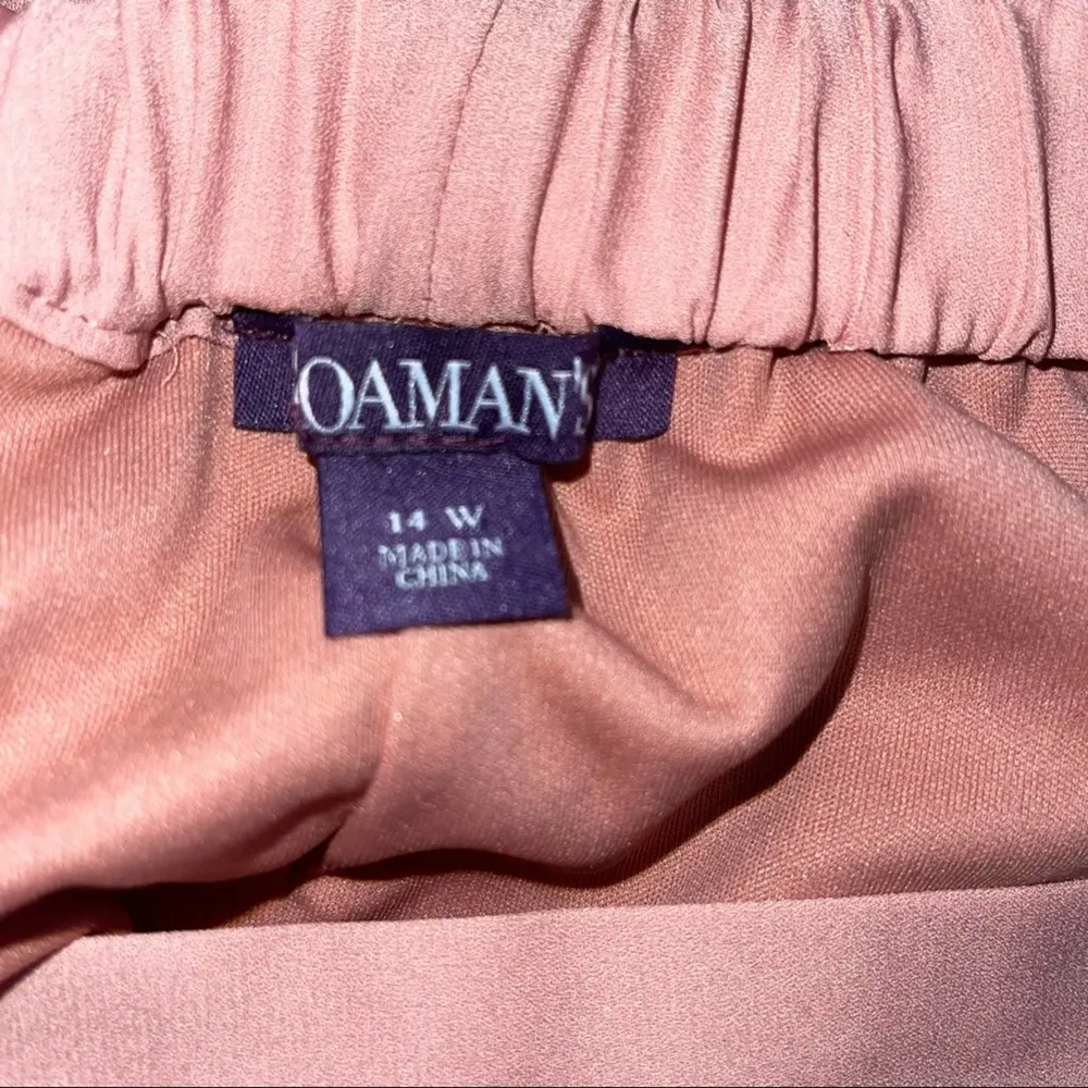 ROAMAN'S MAUVE MAXI DRESS SKIRT ELASTIC WAIST 14W Size undefined - Image 3