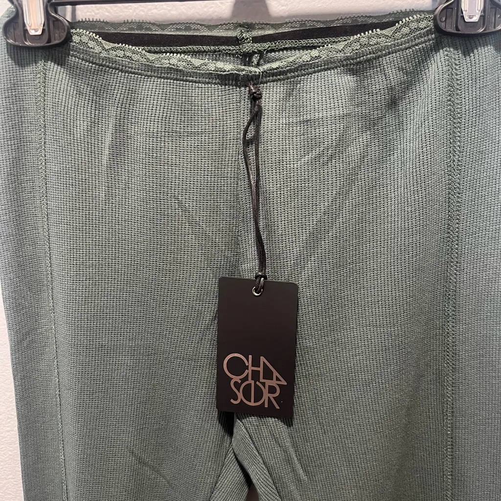 NWT Waffle knit Long John leggings. - Image 2