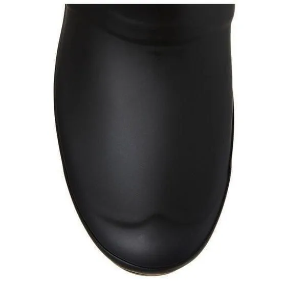 HUNTER Original ShortBack Adjustable Rain Boot, BLACK GRAY, Size 10, NWT - Image 6