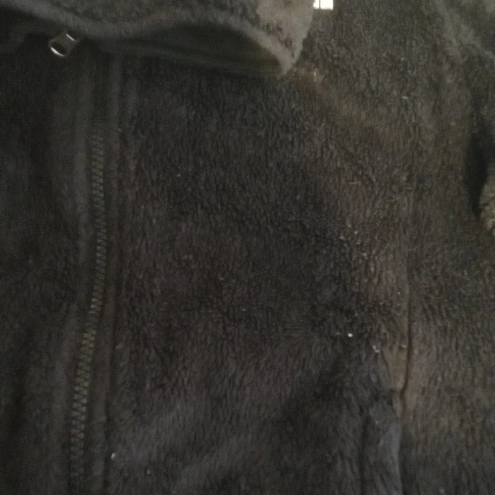 The north face osito women's full zip jacket black winter ( fair condition) med - Image 7