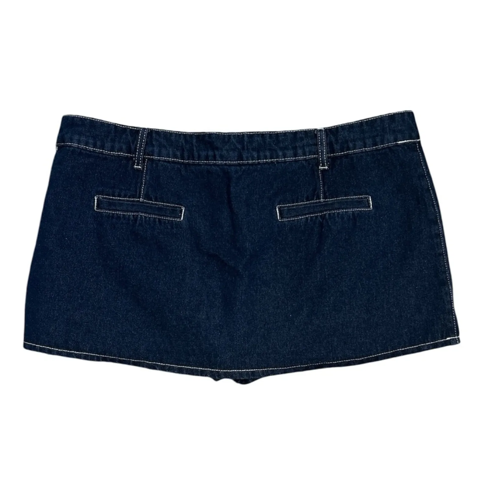 Lioness Rhode Mini Skort in Dark Wash Blue Denim Size X-Large NWT - Image 5