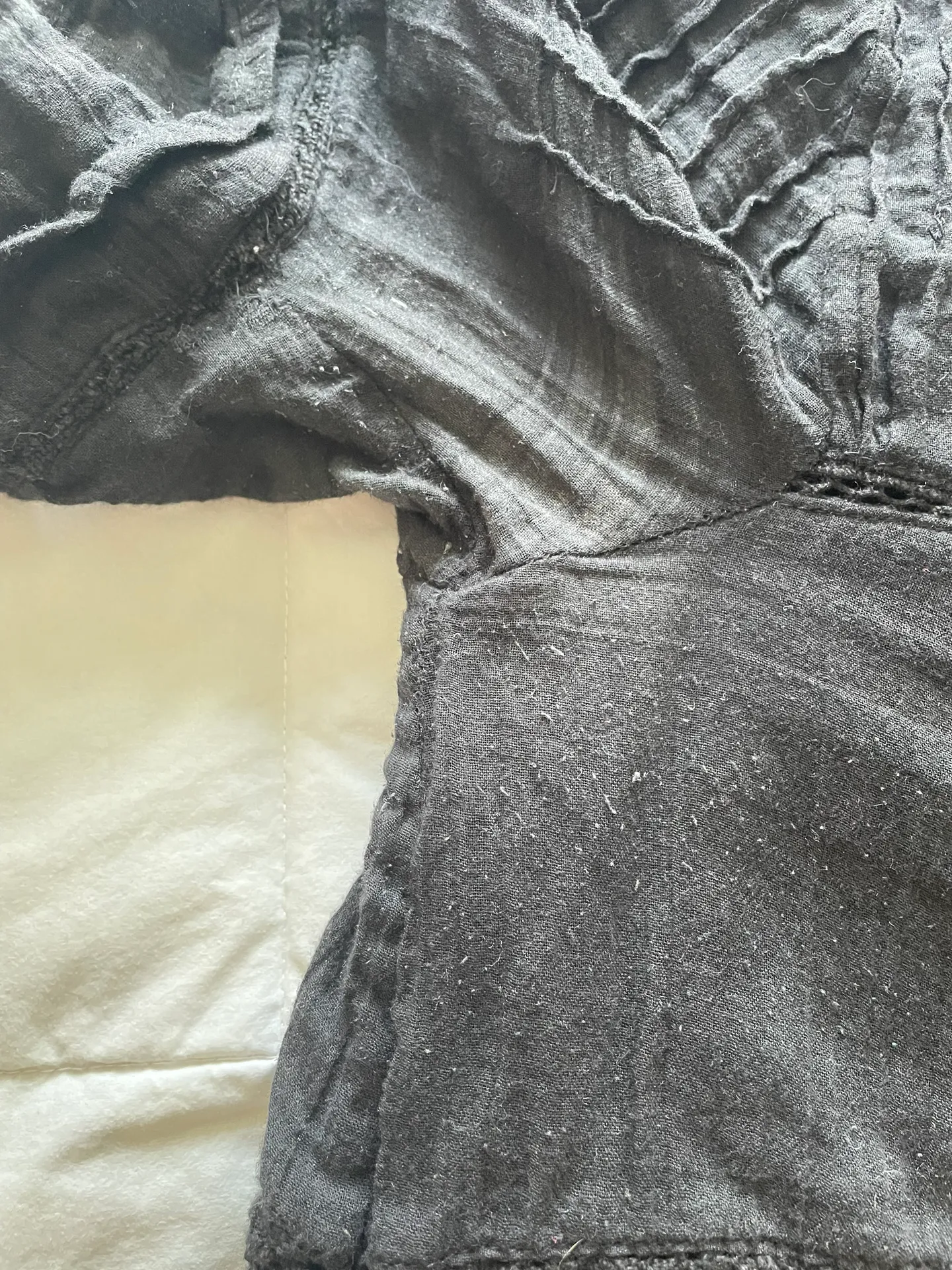 Black Floral Dress - Image 4