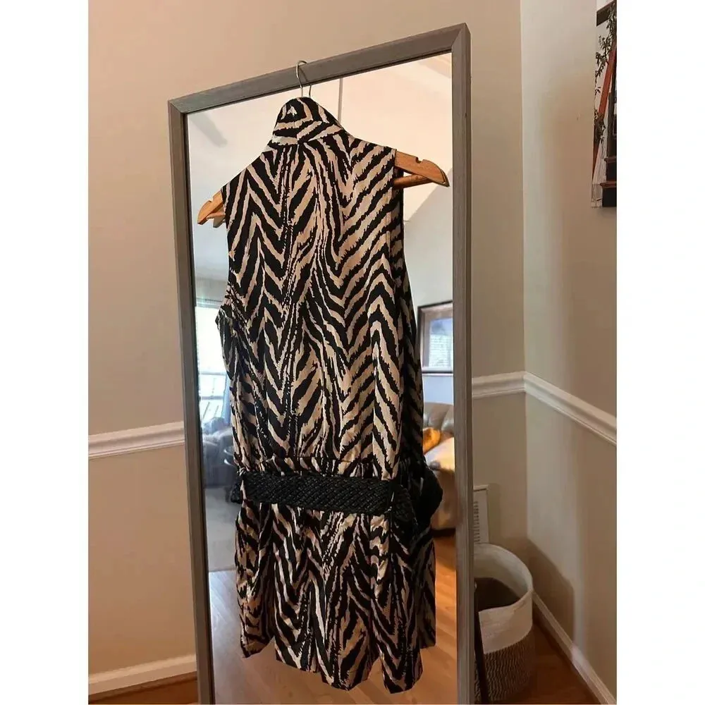 BCX One Piece Romper Size Large Animal Print - Image 3