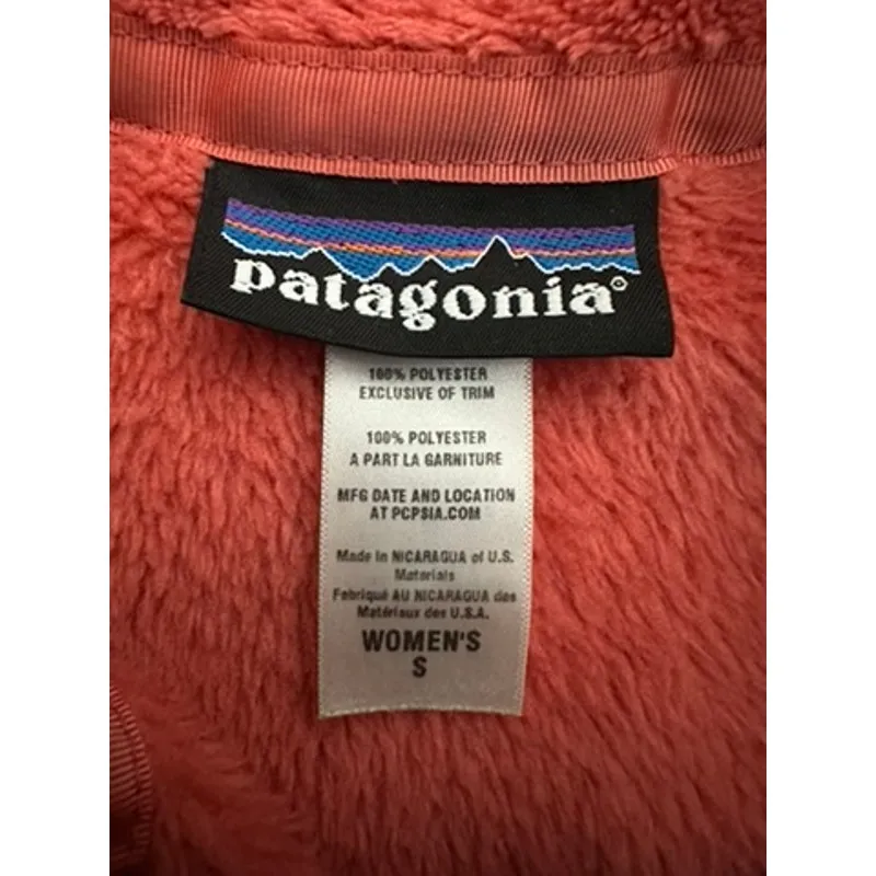 Patagonia Womens Re-Tool Snap-T Fleece Dragon Fruit - Pickled Ginger X-Dye Small - Image 5