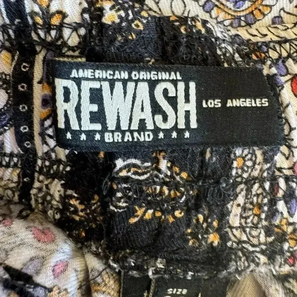 Rewash Tribal Paisley Gypsy Festival Soft High Rise Bohemian  Lightweight Jogger - Image 10