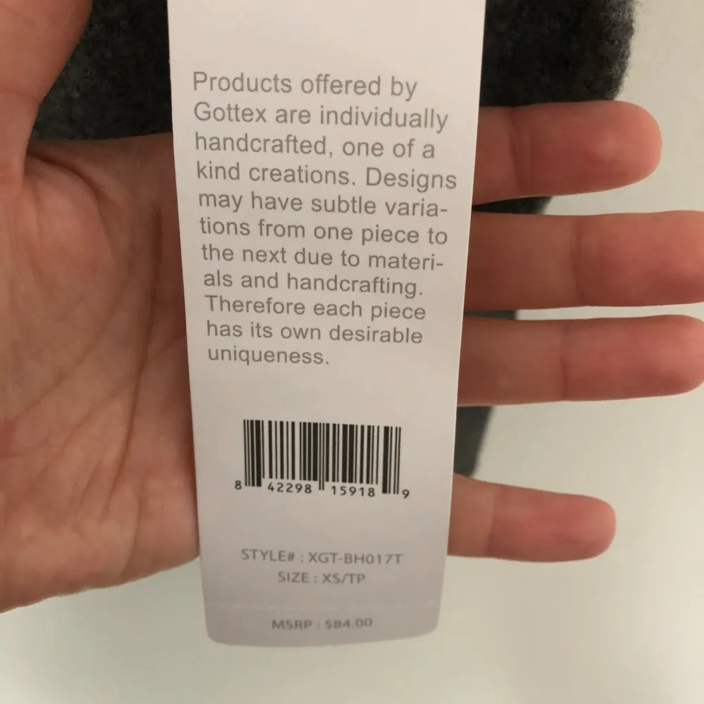 X by Gottex Dream Knit Hoodie Grey Size XS - Image 6