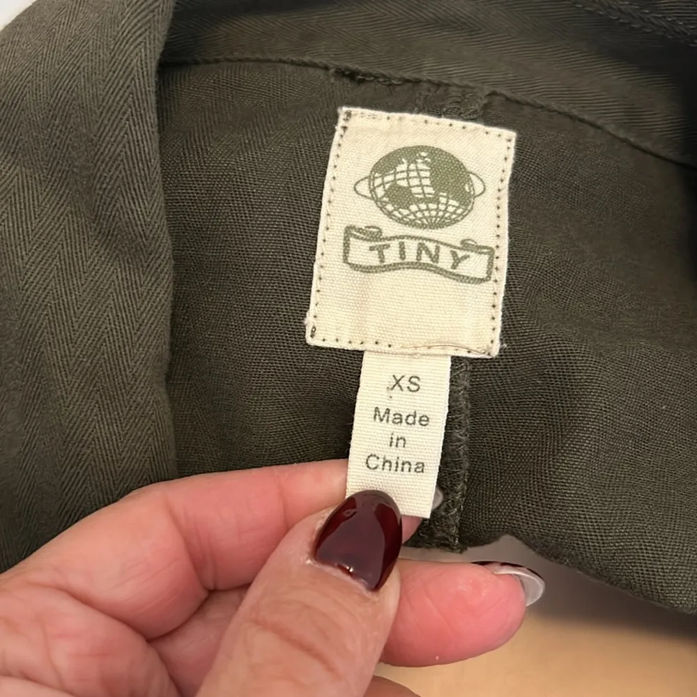 Anthropologie Tiny Leslie Embroidered Utility Jacket - Image 8