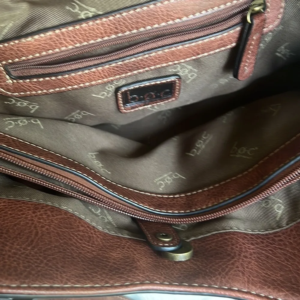 BOC Born Cronton crossbody Vegan leather purse Multiple Pockets Tan Brown 🔷 - Image 6