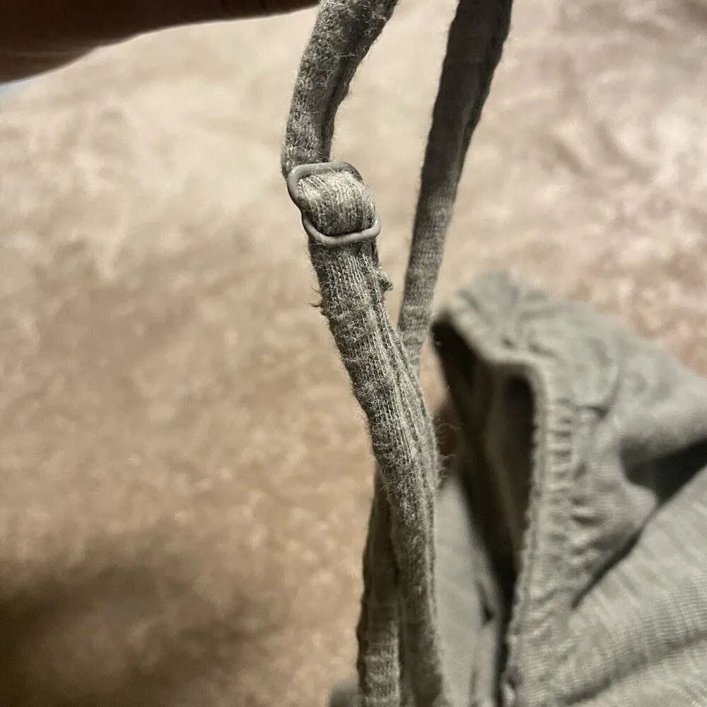 Old Navy Jumpsuit Womens Large Romper Cinch Waist Sage Green Stretch Pants - Image 5