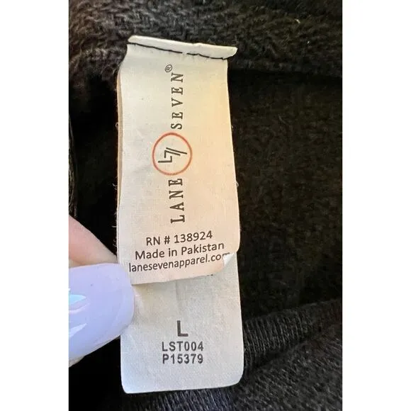 San Francisco City by Lane Seven‎ Sweatshirt Hoodie, California USA Size L Black Size L - Image 5