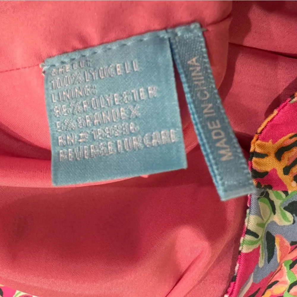 JMcLaughlin Blakely Rose Freshfield Floral Twist Front Faux Wrap Skirt Women’s 2 - Image 4