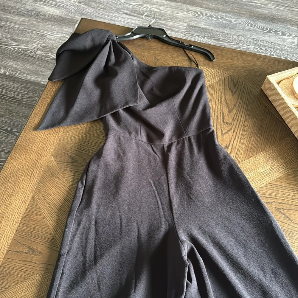 Dress the population Tiffany One-Shoulder Jumpsuit, Black, Small, $248 - Image 6