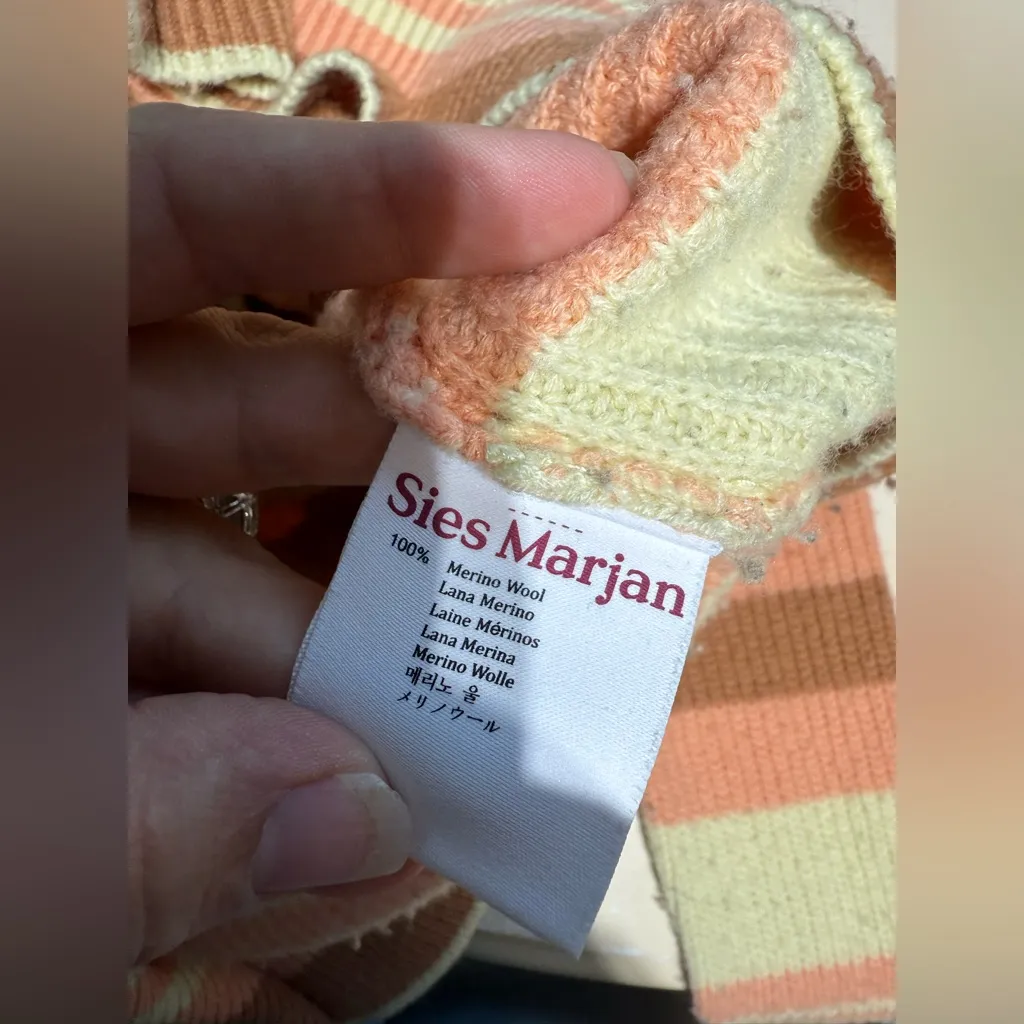 Sies Marian Shay Merino Striped Sweater - Image 5