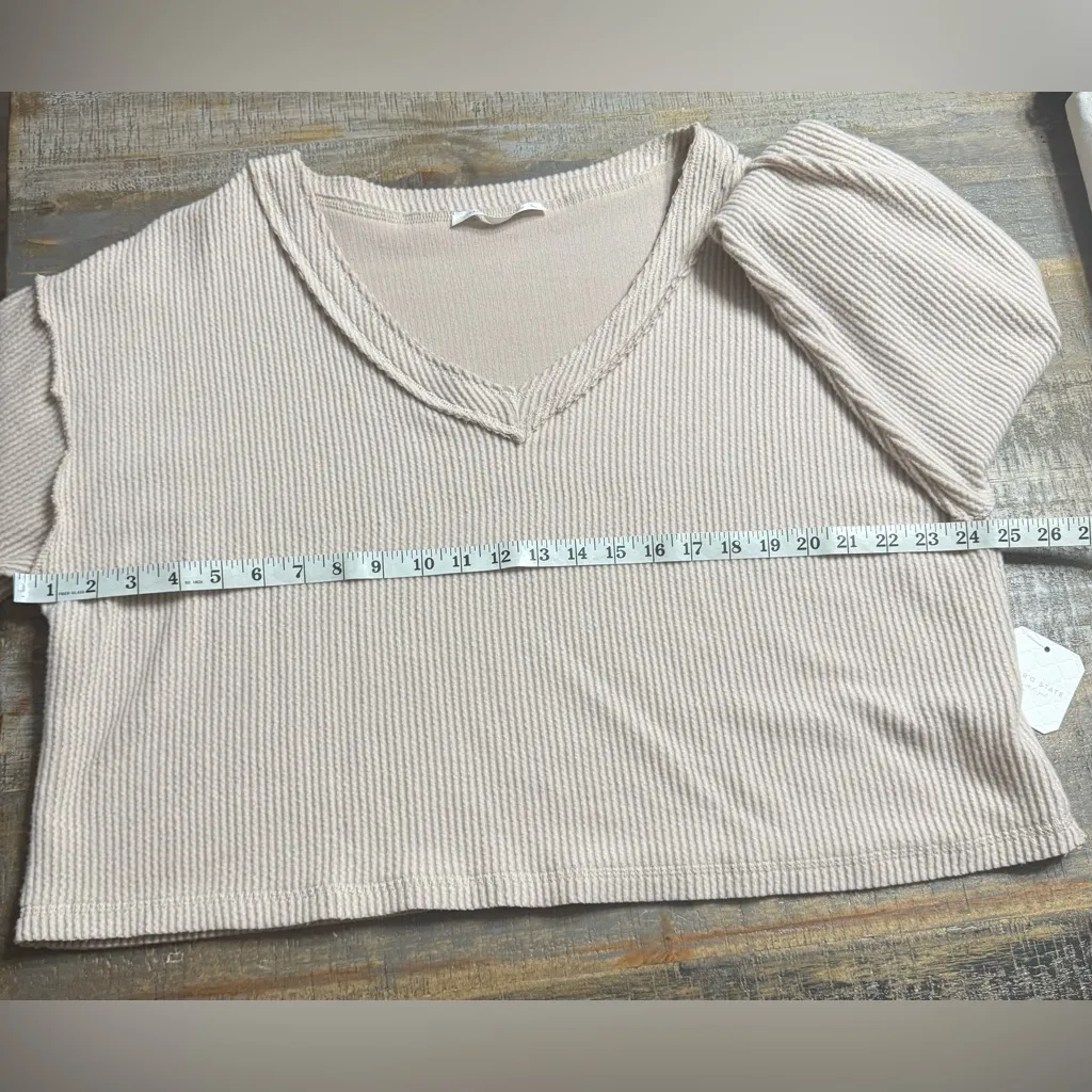 Altar'd State Layne Ribbed Top Oat - Image 7