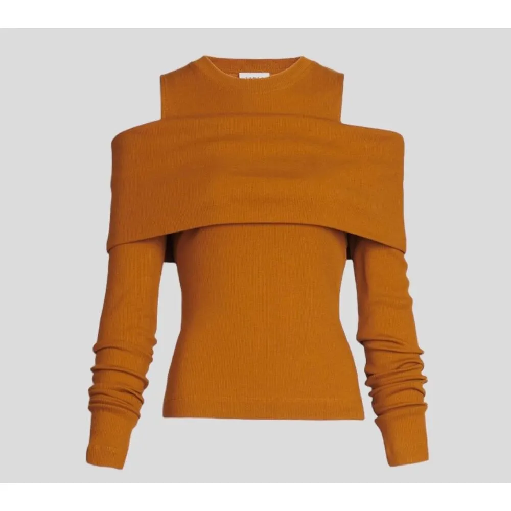 Tanya Taylor Sanna Cold Shoulder Top Size M - Image 2