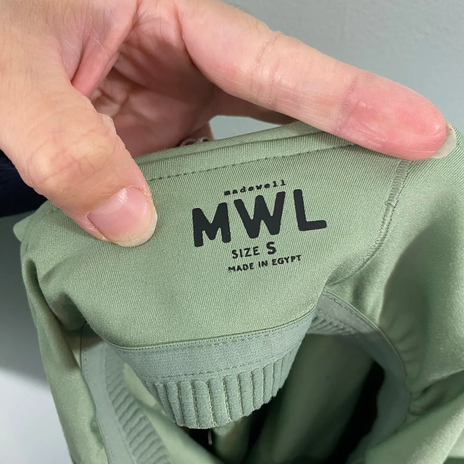 MWL Madewell Versailles Green Built In Shorts Flex Fitness Dress Size S - Image 8