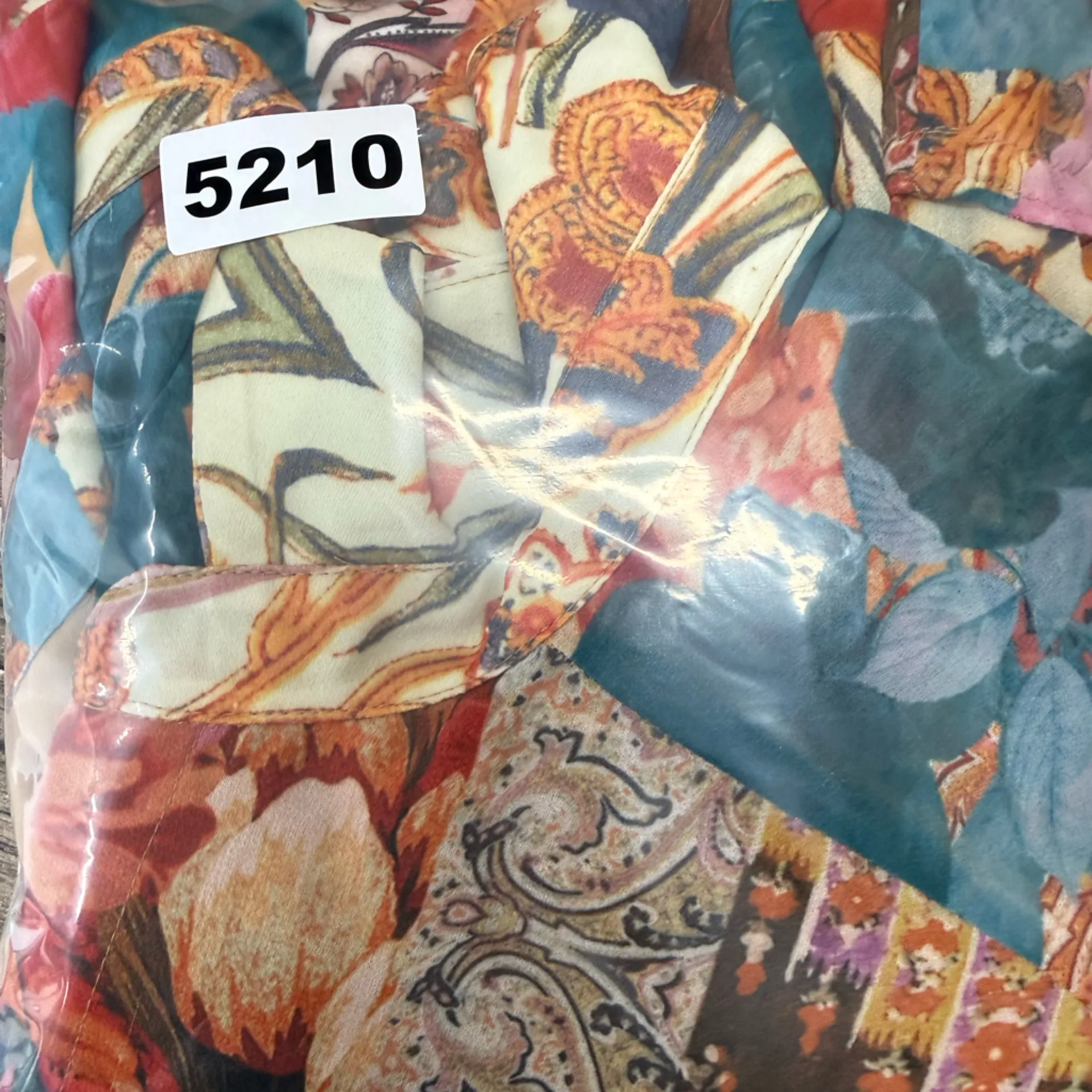 Chico's Woman's Tapestry Tiered Ruffle Floral Summer Midi Dress Sz 14 - Image 9