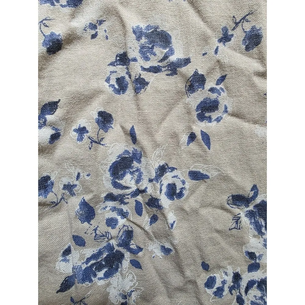 Sound Style Beau Dawson Pants Women Small Linen Blend Wide Leg Pull - Image 3