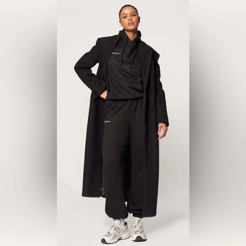 NWT PLT BLACK  JOGGERS & HOODIE SET M - Image 3