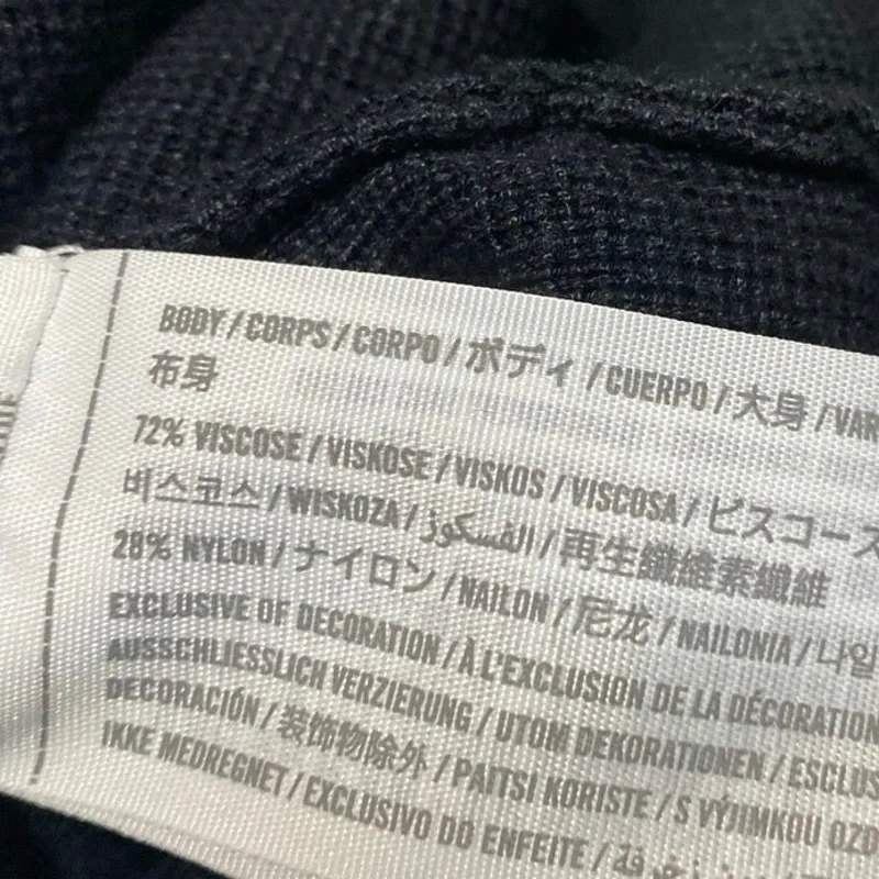 Abercrombie & Fitch Women's Black Zip Up Long Sleeve Crop Cardigan Sweater Top M - Image 4