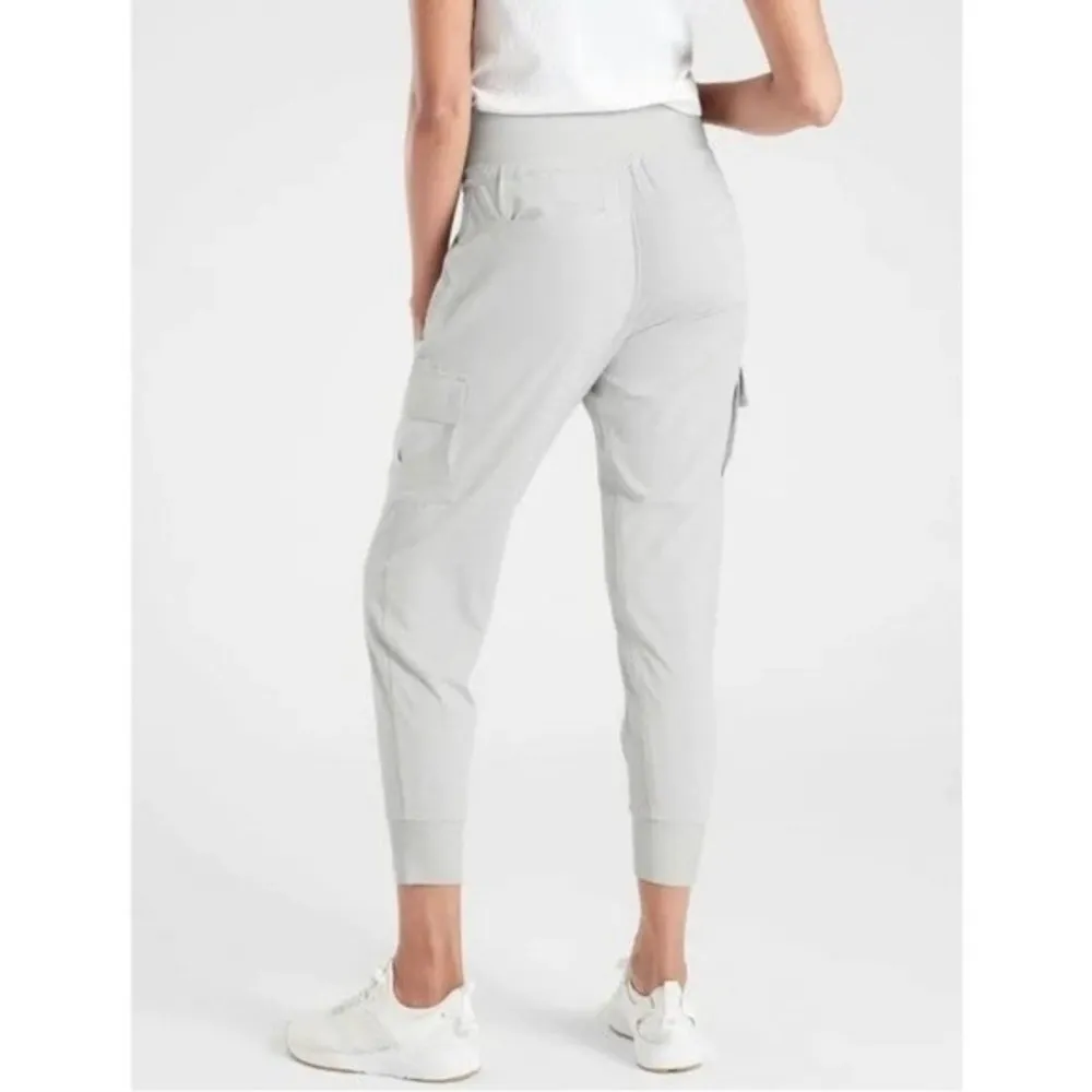 Athleta Sutton Cargo Tech Jogger Pant Gray Size 2 - Image 3