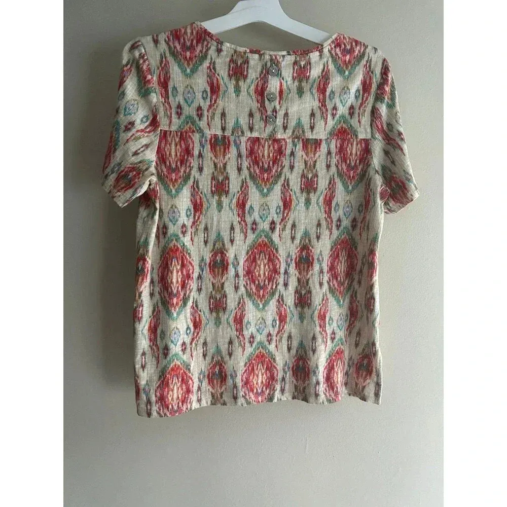 Chico's Women's T-Shirt Southwestern Aztec print - Image 2