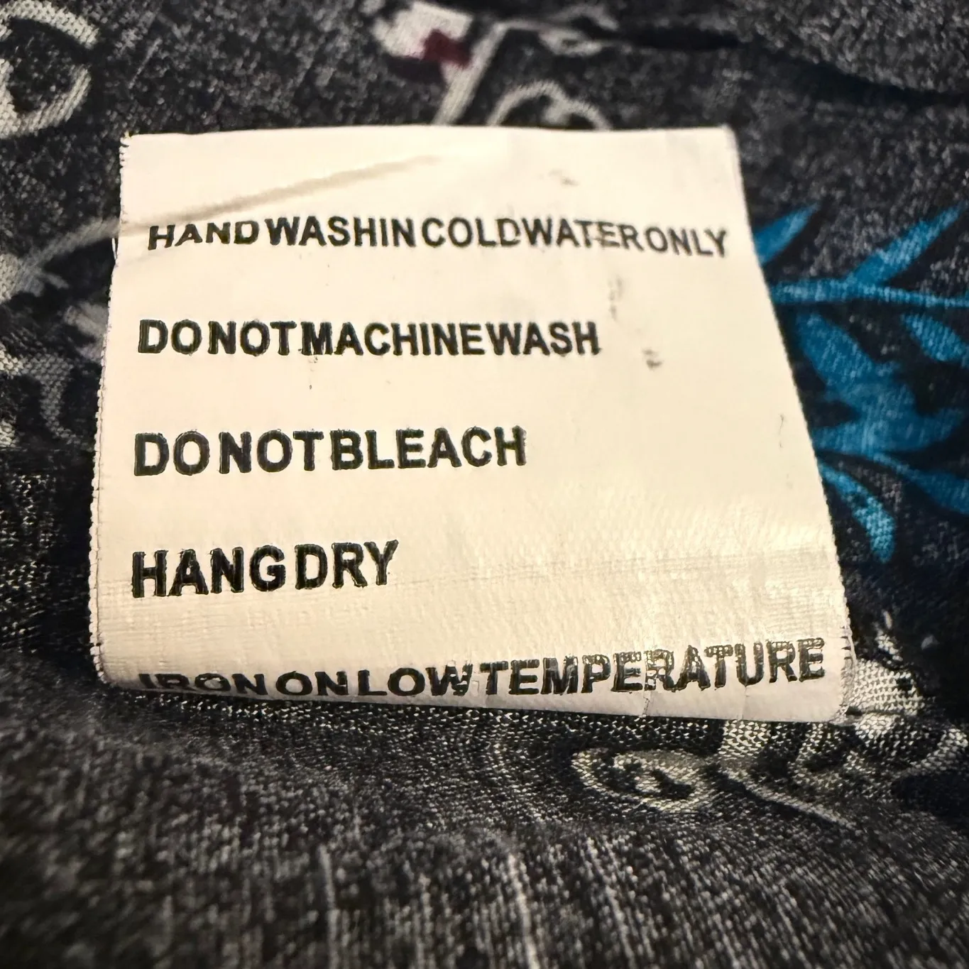 Solitaire  Black Floral Print Bell Sleeve Blouse Size L - Image 6