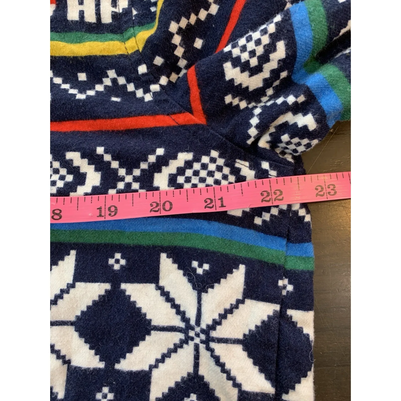 Hanna Andersson Apres Ski Flannel Pajama Top Only Adult XL Button‎ Front Cozy - Image 8