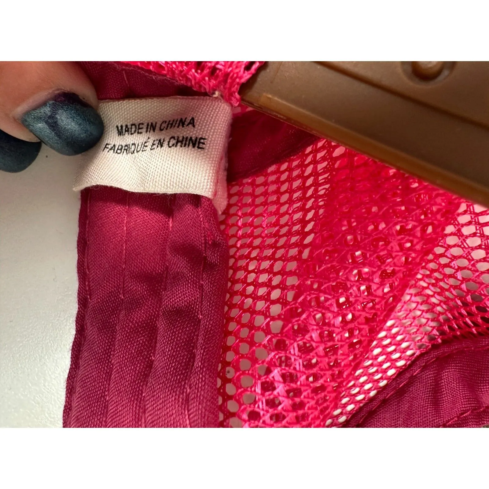 Natural Life Pink Free Spirit Wild Heart Floral Mesh Hat Snapback One Size - Image 8