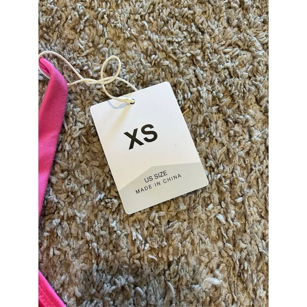 Women's XS Multicolor Sleeveless Mini Dress w/ Built - Image 5