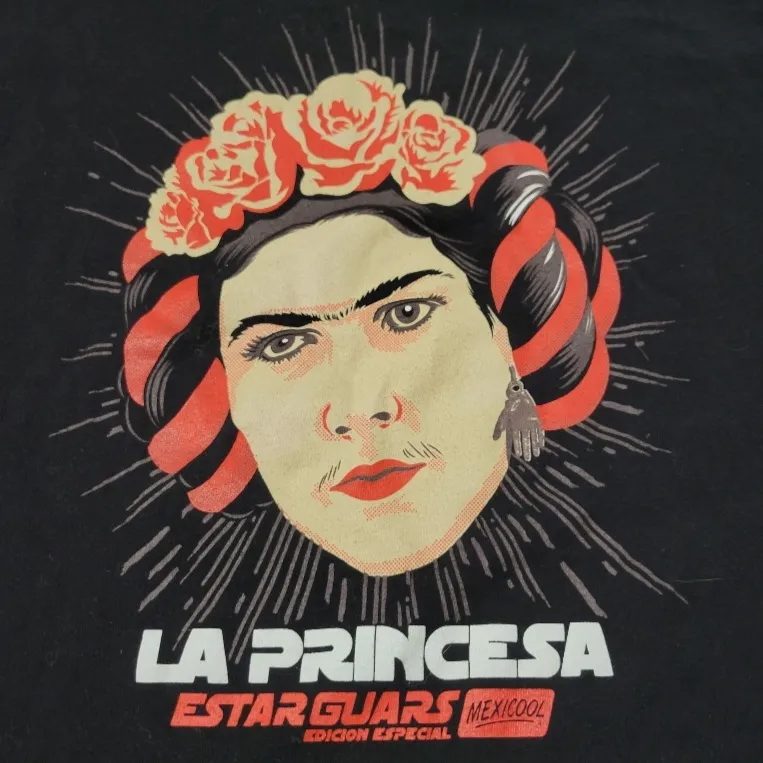 Mexicool Shirt Size Small SM Special Edition Frida Kahlo La Princesa Estar Guars T - Image 3
