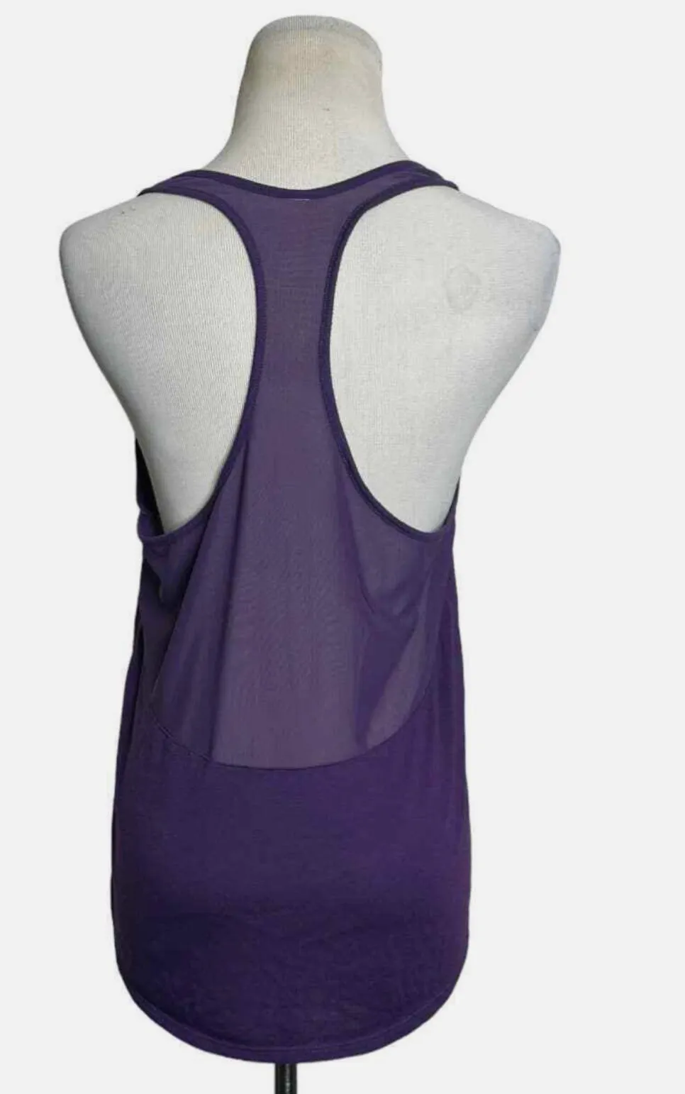 Extreme Racer Yoga Tank Top Dark Purple Size M - Image 5