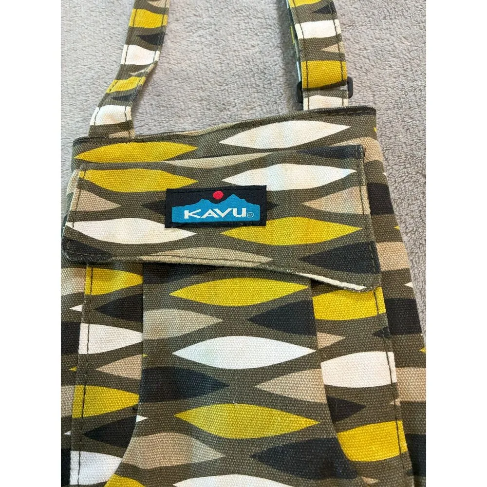 Kavu Keeper Canvas Geometric Crossbody Bag - Image 3