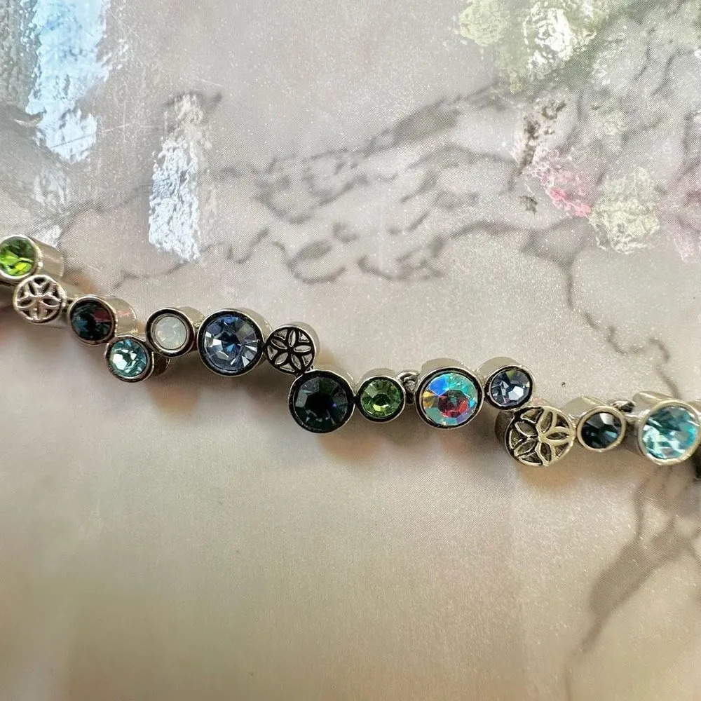 Lia Sophia Happy hour multi colored rhinestone necklace - Image 12