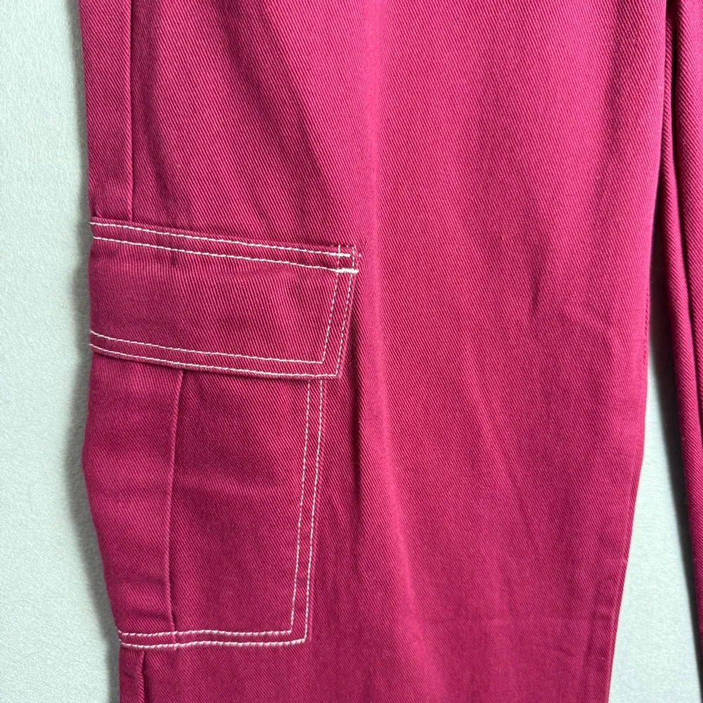 RSQ Women’s Y2K Grunge Baggy Loose Cargo Jeans Retro High Waist 28 - Image 5