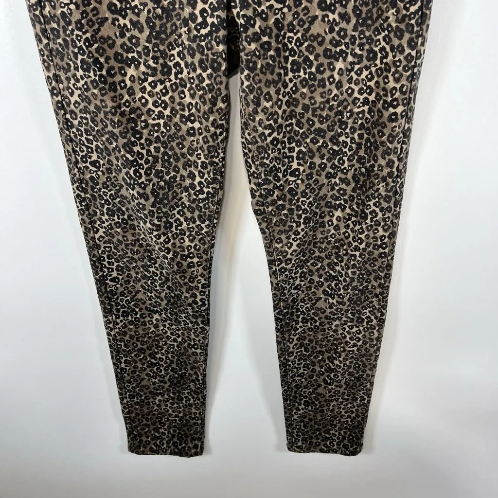 J. McLaughlin Women's Size 8‎ Skinny Cheetah Print Mid Rise Stretch Jeans - Image 4