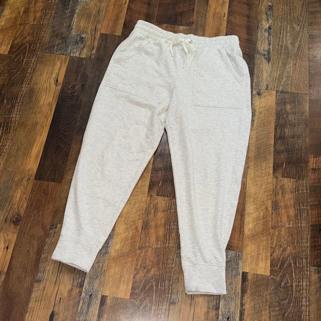 DSG Light Gray Elastic Waist Pants Size M - Image 2