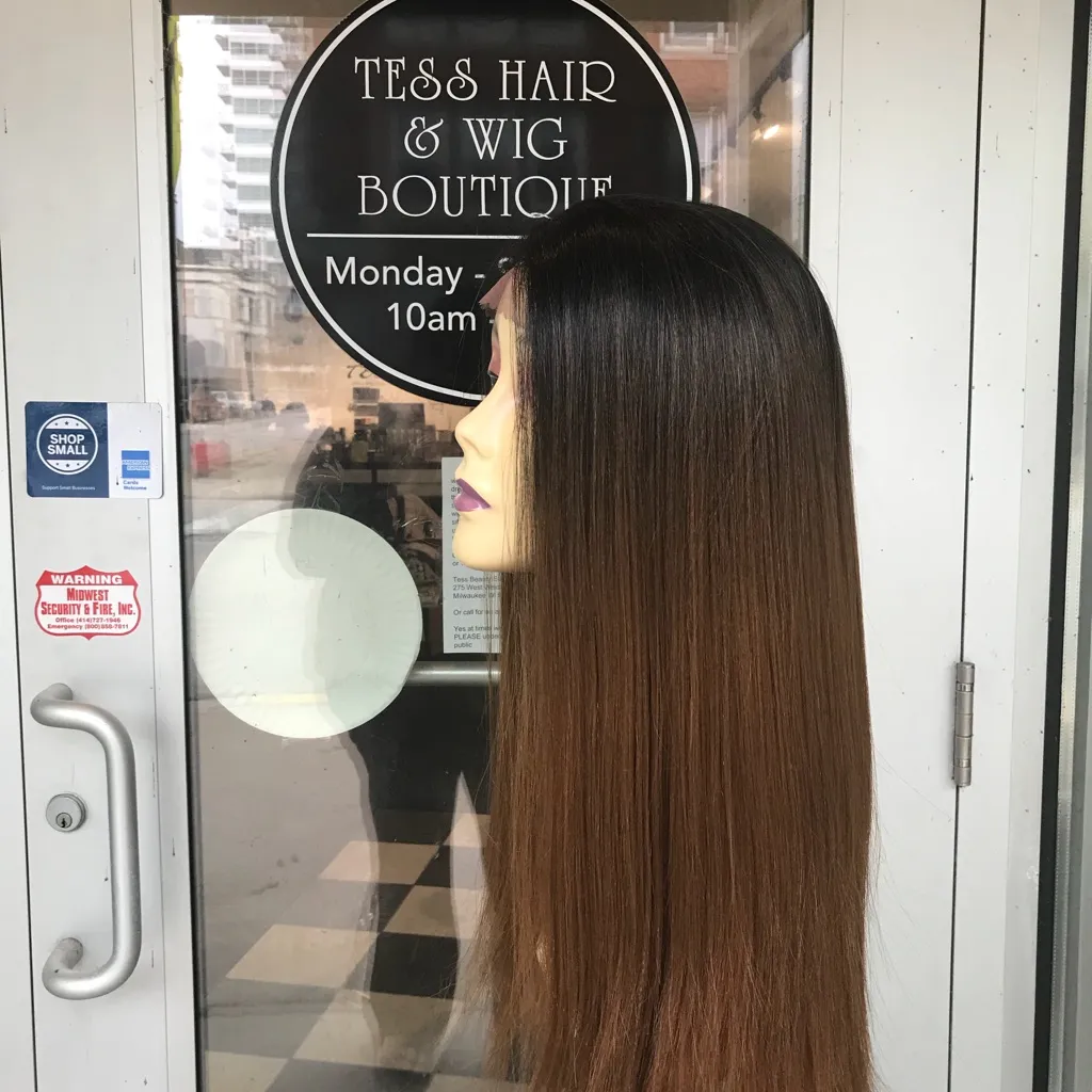 Wig ombré long Swisslace 1B/30 New 6X6 Freepart - Image 4