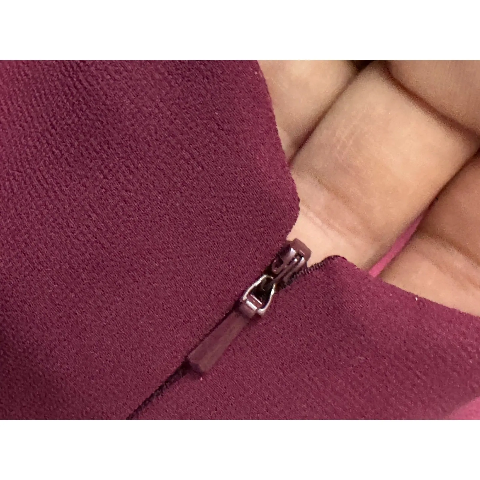 Hayley Paige Occasions Women Cocktail Dress Size 0 Maroon Formal Party Maid READ - Image 11