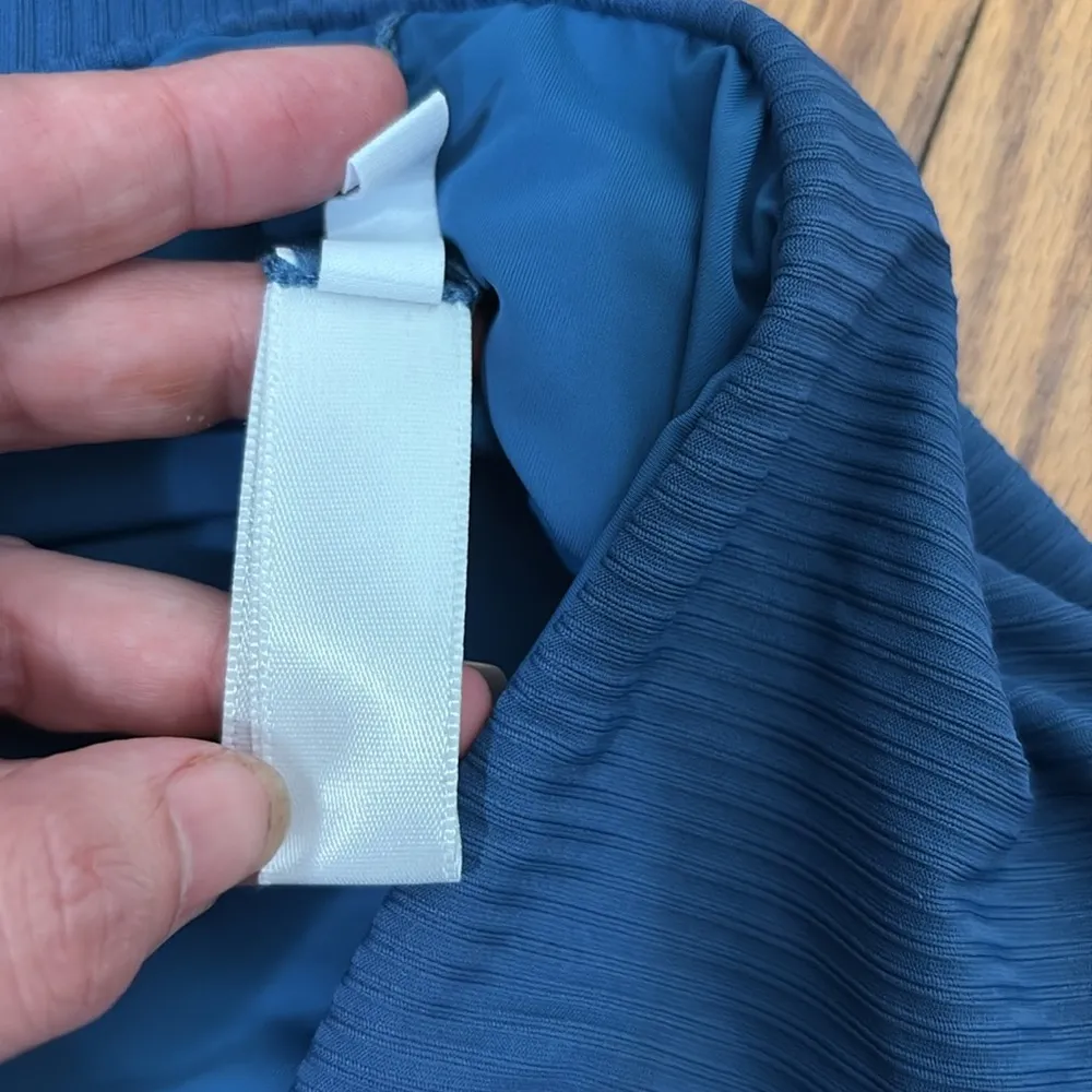 Andie‎ Bonita Bikini Set Ribbed Bijou Blue size Small NWOT - Image 5