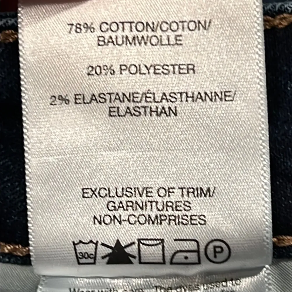 Silver Jeans  size 29 silo slim boot Dark Wash button fly Jeans - Image 6