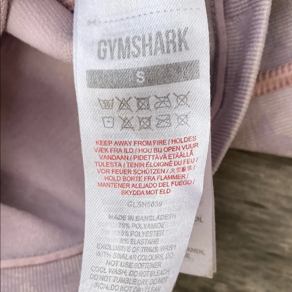 Woman’s Small Gymshark Lavender Bike Shorts with Seamless Waistband Outdoors - Image 6