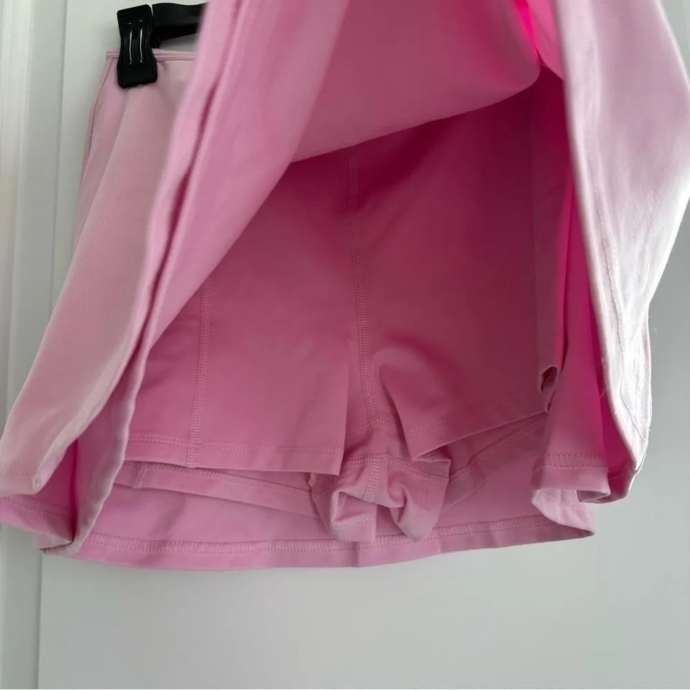 PacSun PAC 1980 PAC WHISPER Active Leila Wrap Mini Skort Pink NWT Medium - Image 4