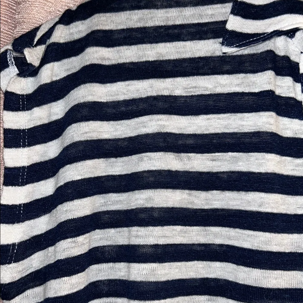 Sigrid Olsen Size M Boxy Linen Polo - Image 5