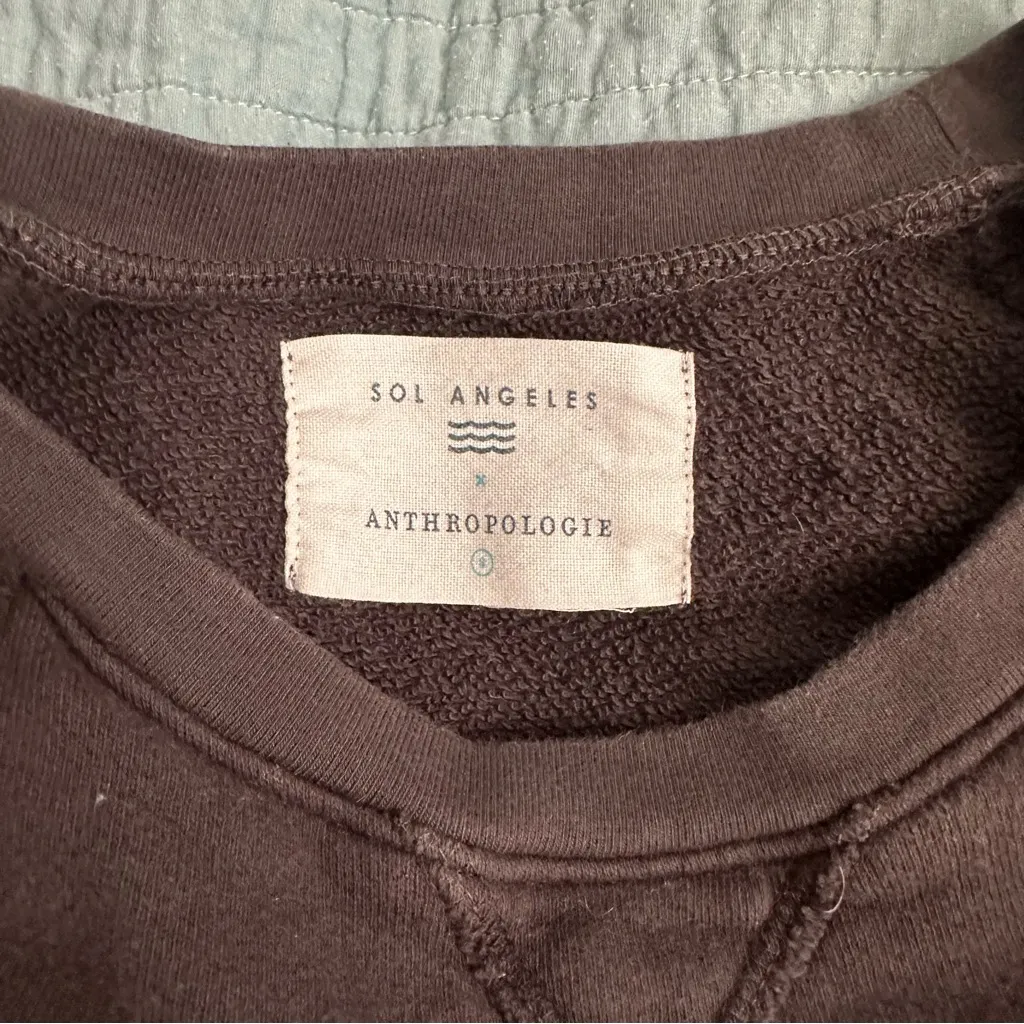 Sol Angeles La Femme Anthropologie Sweatshirt Graphic S Crewneck - Image 10