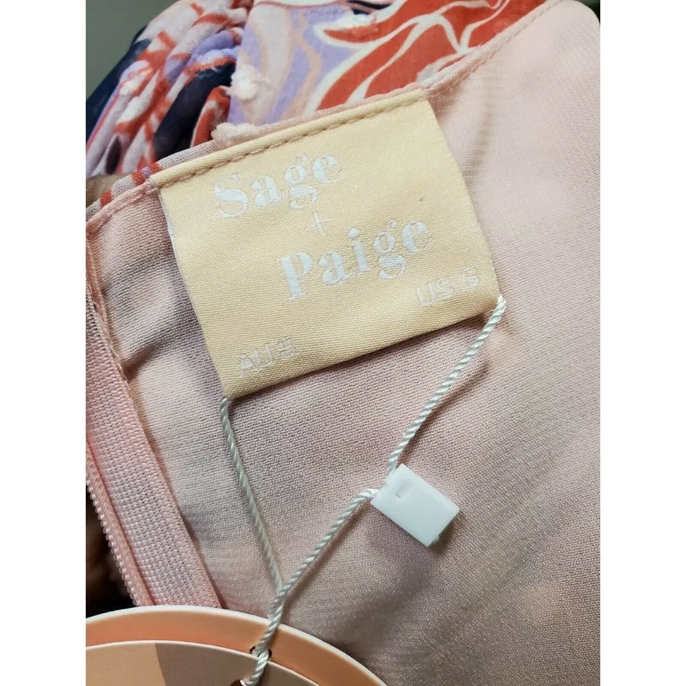 Sage + Paige Women Multicolor Polyester Long Sleeve V - Image 10