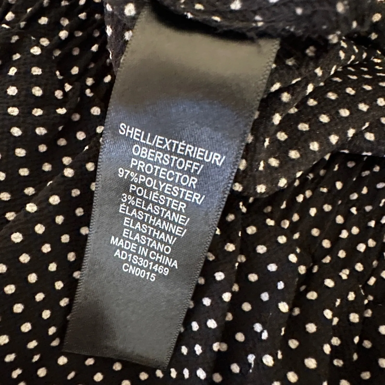 Adrianna Papell  XLarge XL Black White High Rise Wide Leg Polka Dot Pants - Image 9