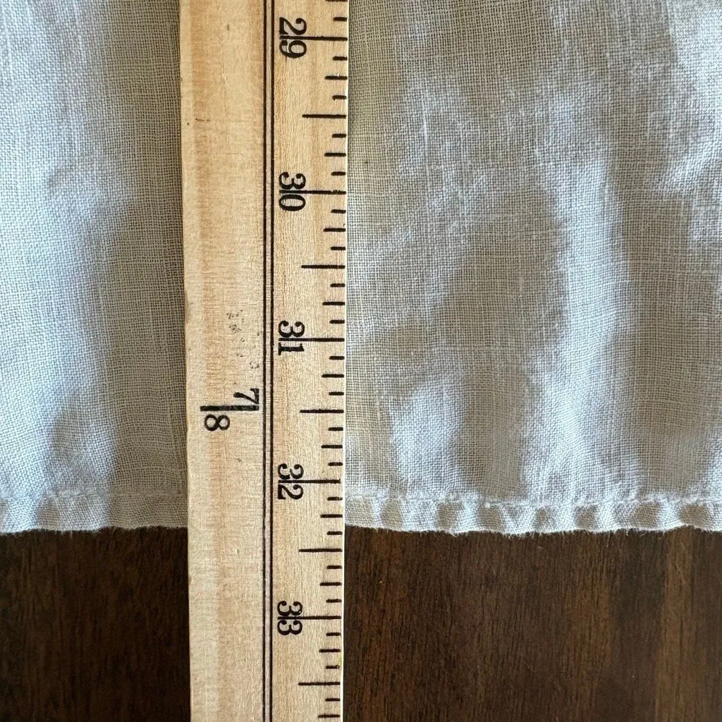 CP Shades Linen Tunic Dress Short Sleeve Lagenlook Mixed Media Gray Womens L - Image 8